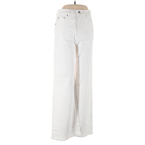 Everlane The Way High Sailor Jean in Bright White 28 R - Picture 4 of 8